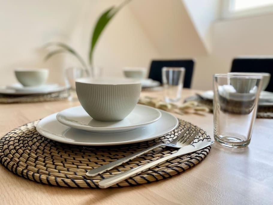 Wunderschöne Wohnung mit Blick auf die Sauer Minden  Exterior foto